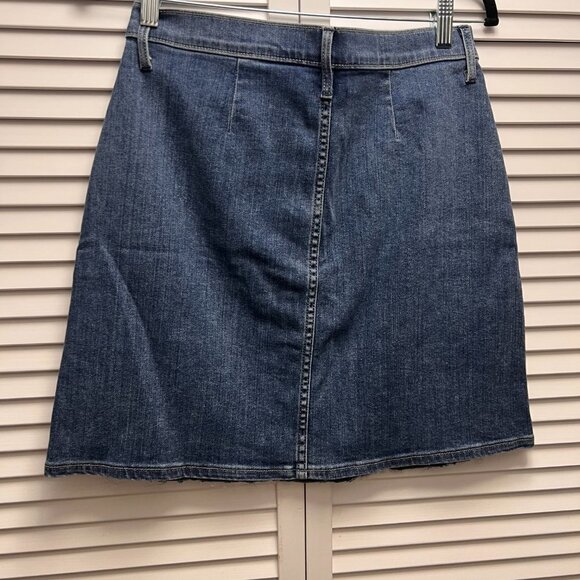 GAP Button Down Denim Skirt Size 27 - Picture 4 of 4